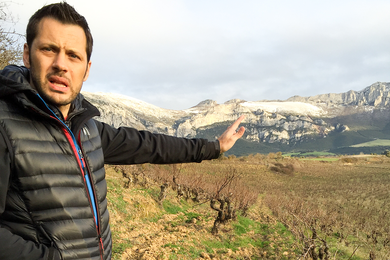 Olivier Riviere in Rioja Alavesa